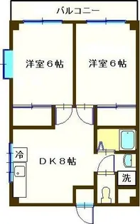相模大野ロイヤルマンション【1階】の間取り