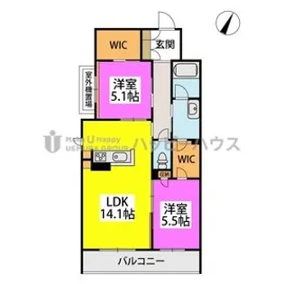 S-room曰佐【3階】の間取り