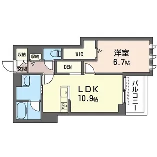 グランド リカヴェトス【1階】の間取り