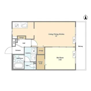 メトロステージ小日向【3階】の間取り
