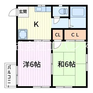 ザ・プレインズハウスC棟【1階】の間取り