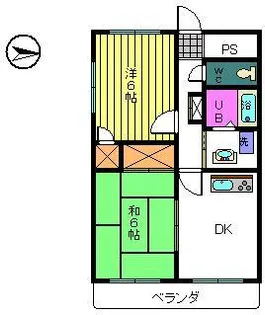 メゾン風の丘【3階】の間取り
