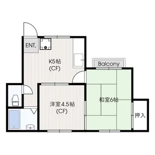 メゾンサニー【2階】の間取り