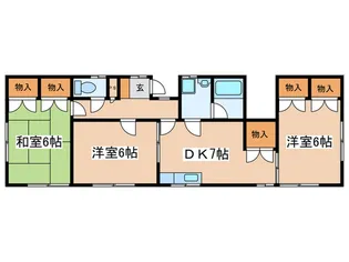 ルビ-ハイツ【1階】の間取り