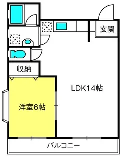 フォーブル大宮【2階】の間取り