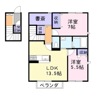 メゾンすこやか【2階】の間取り