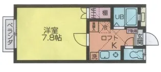 メゾングリーンキャッスル【2階】の間取り