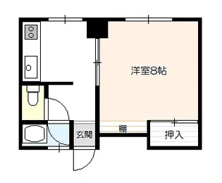 セブンスビル【3階】の間取り