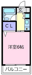 ラテール西田弐番館【3階】の間取り