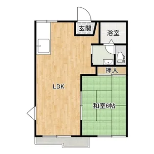 ドミール永田【1階】の間取り