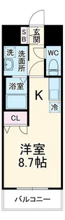 アクアラフォレ豊中【3階】の間取り