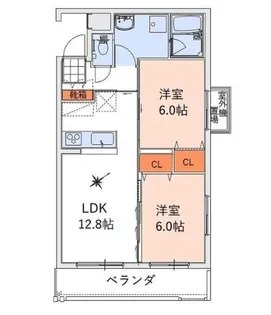 Villa Portofino(ヴィラ ポルトフィーノ)【2階】の間取り