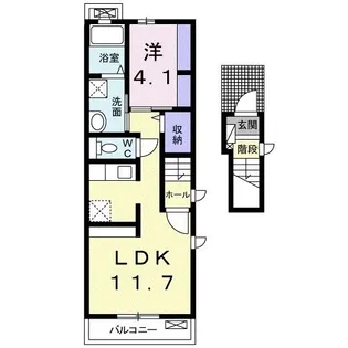 アルカサル瀬谷【2階】の間取り