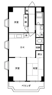 ベルヴェデール・ヒロ【3階】の間取り