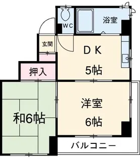 ライジングビルYOSHIZAKI【5階】の間取り