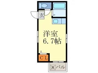 ソレイユ京都【2階】の間取り