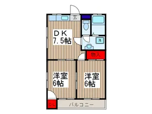 あずさハイツ【2階】の間取り