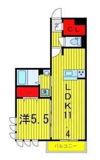 ボヌールメゾン【1階】の間取り