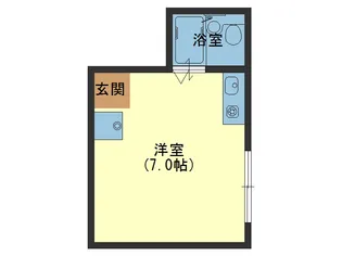 大宝小橋ロイヤルハイツ【2階】の間取り