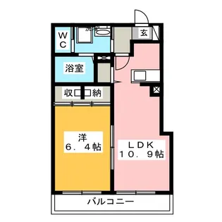 セレルミエール湘南【1階】の間取り