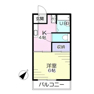ラプラス鶴川【1階】の間取り