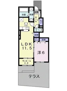 ガーデンハウス石井【1階】の間取り