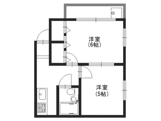 セルリアンハイツ【2階】の間取り