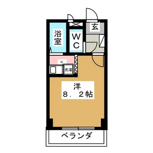 パークサイド中出【3階】の間取り