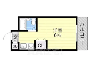 アベノ寿ビル【3階】の間取り