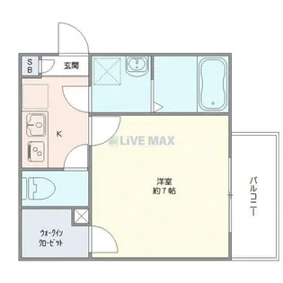 ジーメゾン衣笠栄町【3階】の間取り