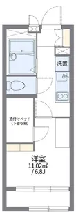 レオパレスオトーヌ【1階】の間取り