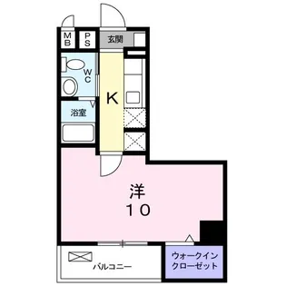 グランツ ハウス 北野【2階】の間取り
