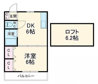 アクセスコートV【2階】の間取り