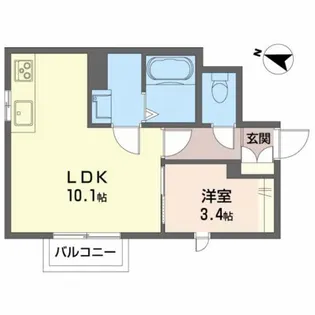 ランペドゥーサ燕【2階】の間取り