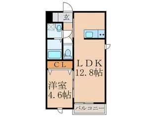 eleftheria(エレフェリア)【2階】の間取り
