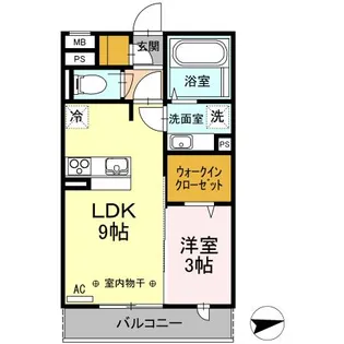 コゥジーコート【2階】の間取り
