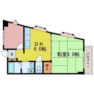 石山古都ハウス【2階】の間取り
