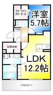 クレストコート【1階】の間取り