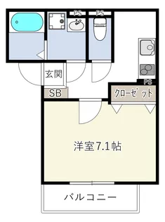 INOVE吉松【3階】の間取り