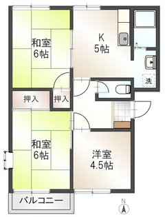 第II歩絵夢【2階】の間取り