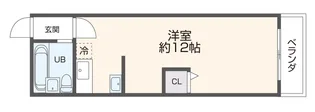 ハイマート弥刀2番館【2階】の間取り