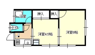 ドルチェ南台【1階】の間取り