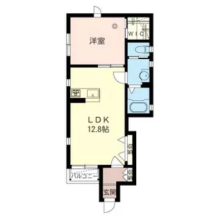 NKフローラ目黒【1階】の間取り