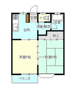 ロイヤルプラザ春日【1階】の間取り