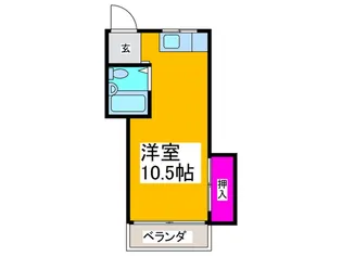 メゾン増田【4階】の間取り