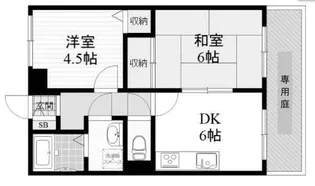 荻野MGレヂデンス2【1階】の間取り