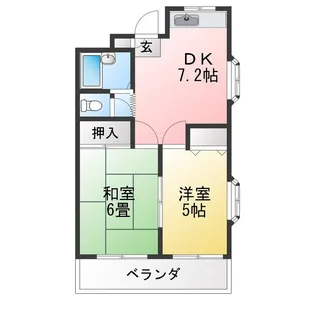 アリスパーク【3階】の間取り