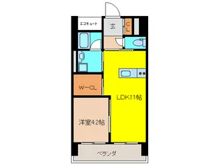 フュージョン大橋の間取り