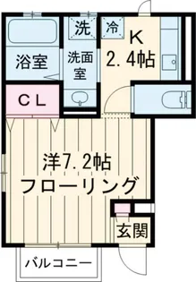 システィーナ菊川【1階】の間取り
