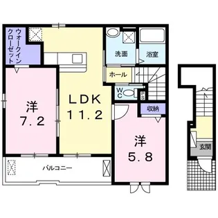 グランドI【2階】の間取り